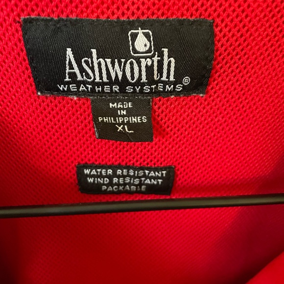 Men’s XL Ashworth golf jacket windbreaker - Picture 3 of 4